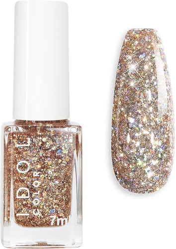 Glitter nail polish sparkly - nail,